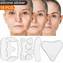 

18pcs Face Wrinkle Patch For Smoothing Eye Forehead Mouth Neck Wrinkles Reusable Anti Wrinkle Strips Silicone Patch Prevents