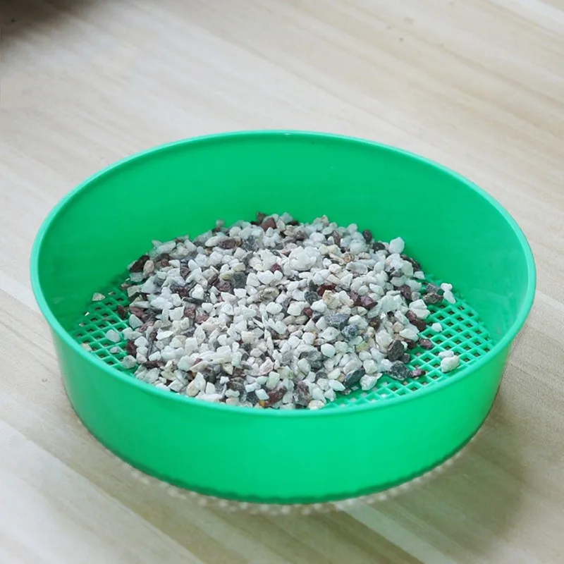 

Garden Soil Sieve Plastic Sieve Soil Sharpener Good Assistant Gardening Filtering Grass Green Soil Sieve Stone Mesh Garden Tool