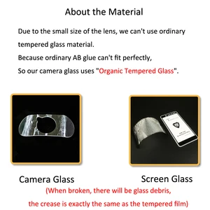 Image 5 - Voor Samsung Galaxy A80/A90 6.7 "Ultra Slim Back Camera Lens Protector Rear Camera Lens Cover Gehard Glas bescherming Film
