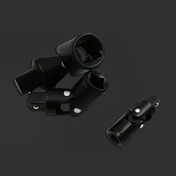 

3pcs 1/2 3/8 1/4 Inch Drive Swivel Universal Joint Air Impact Socket Tool Set Universal Joint Black