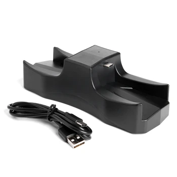 

2020 New Type c LED Controller Charger Cradle For Sony- PS5 Gamepad Dual USB Charging Stand Charging Base