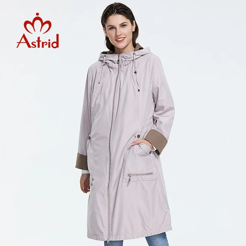Beste Astrid 2019 Nieuwe Vrouwen Trenchcoat Lente Lange Hooded Effen Kleur Jas Lichtgewicht Toevallige Dame Windscherm Collectie Als  1992