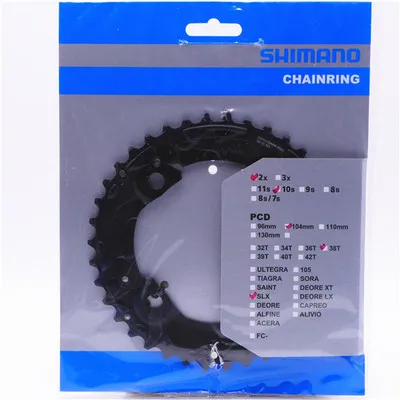 SHIMANO SLX M7000/M670/M675 диск патч - Цвет: M675 38T 24to38