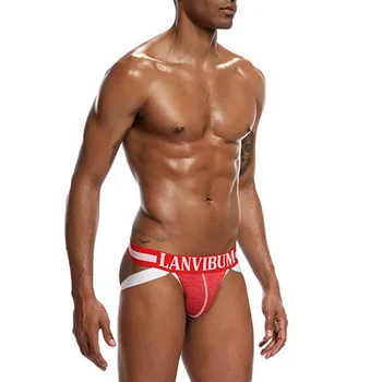 

Sexy Men Underwear Low Waist Patchwork Briefs Brief Underpants Letter Printed Breathable Strings&thongs Comfortable Casual