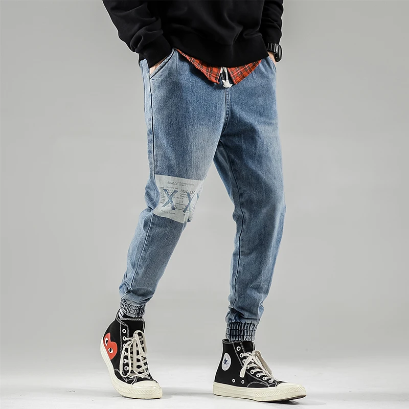 Men Jeans XXX Pants Denim Jeans Men Denim Jeans Slim Striped Jeans Hip Hop Skinny Pencil Pants For Male High Street