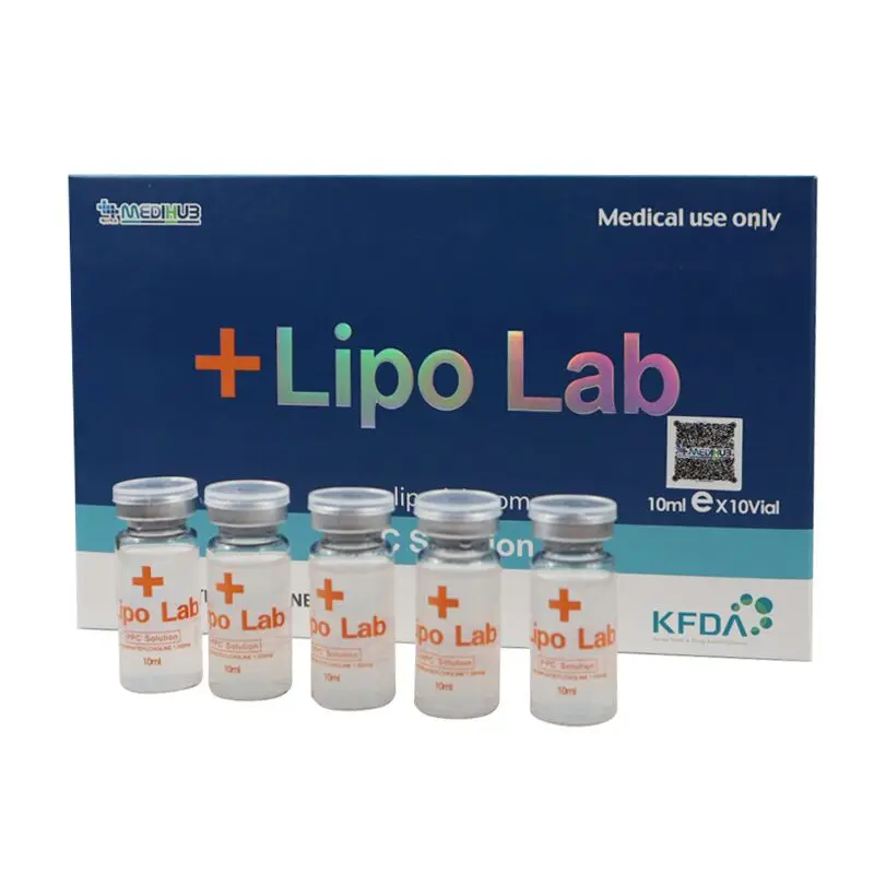 Korea Originele 10Ml Lipo Lab Ii Ppc Afvallen Oplossing Vetverbranding Site Lipolytic Afslanken