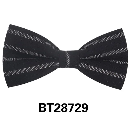 BT28729 Мужской галстук-бабочка Классический Полосатый мужской и женский галстук-бабочка Бизнес Свадьба взрослые цветочные галстуки-бабочки костюмы галстуки-бабочки - Цвет: BT28729