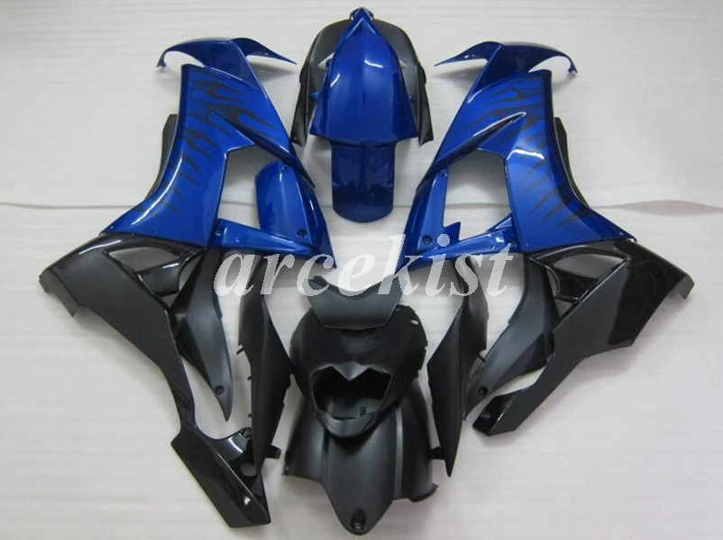4 подарки ABS мотоцикл обтекатели комплект подходит для kawasaki Ninja ZX-10R ZX10R 2008 2009 2010 10R 08 09 10 Кузов Набор черный синий