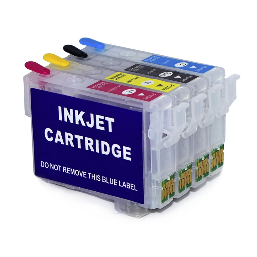 AU 212XL Refillable Ink Cartridge With Disposable Chip For Epson