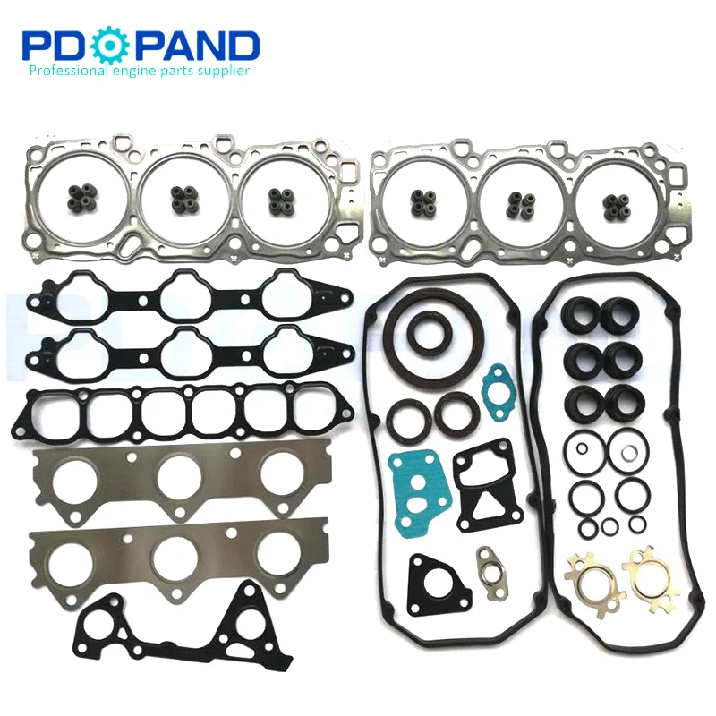 6G74 V45 New Overhaul Rebuilding Gasket Kit MD975330 for Mitsubishi SHOGUN II V3W, V2W, V4W 3.5 V6 24V V25W V45W 3497cc 1