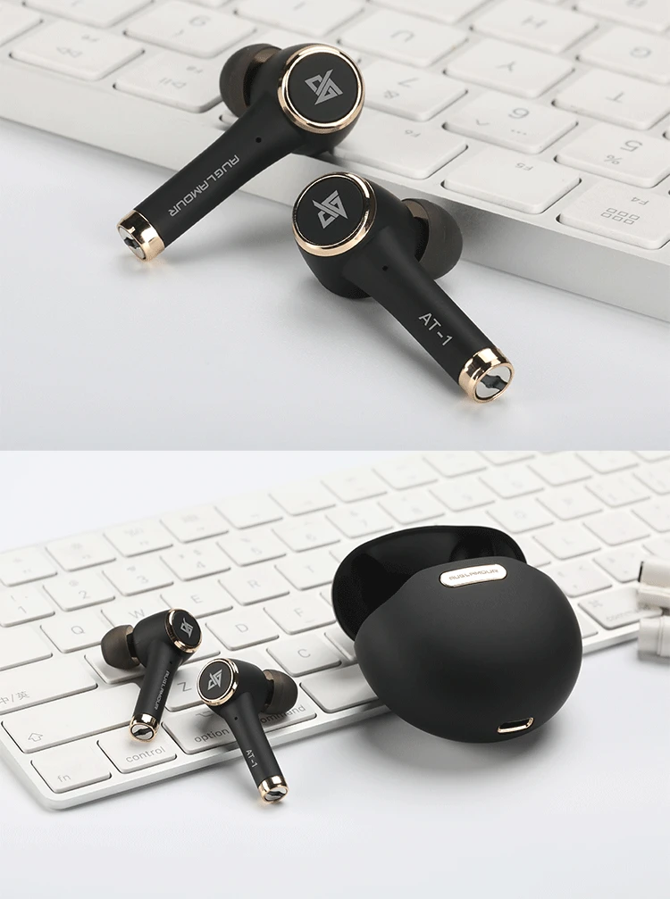 Auglamour AT-1 TWS Bluetooth 5,0 наушники беспроводные Bluetooth наушники HIFI с микрофоном гарнитуры