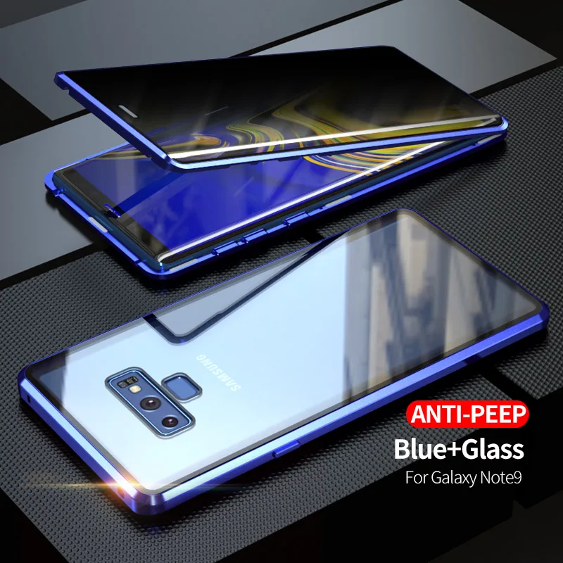 Чехол для телефона для samsung Galaxy Note 10 Pro 9 8 металлическое магнитное закаленное стекло чехол для samsung Note 10 Plus чехол capa