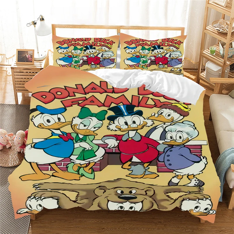 Donald Duck Polyester Daisy Bedding Set Children Girl Duvet Cover Home Textiles Comforter
