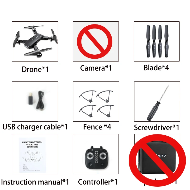 No camera Дрон HD 1080p WiFi в реальном времени fpv Дрон один щелчок rc вертолет высоко стабильный hover Quadcopter складной Дрон с камерой квадракоптер вертолет квадрокоптер квадракоптер с камерой - Цвет: No camera