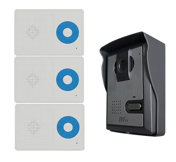 

JAL-985D Apartment Home Security Doorphone Hands-Free Audio Doorbell ,4-wire intercom system unlock function 1V3