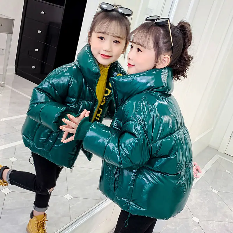 New Winter Jacket Girls Kids thickness Short cotton-padded Children Girls Winter Coat WT001