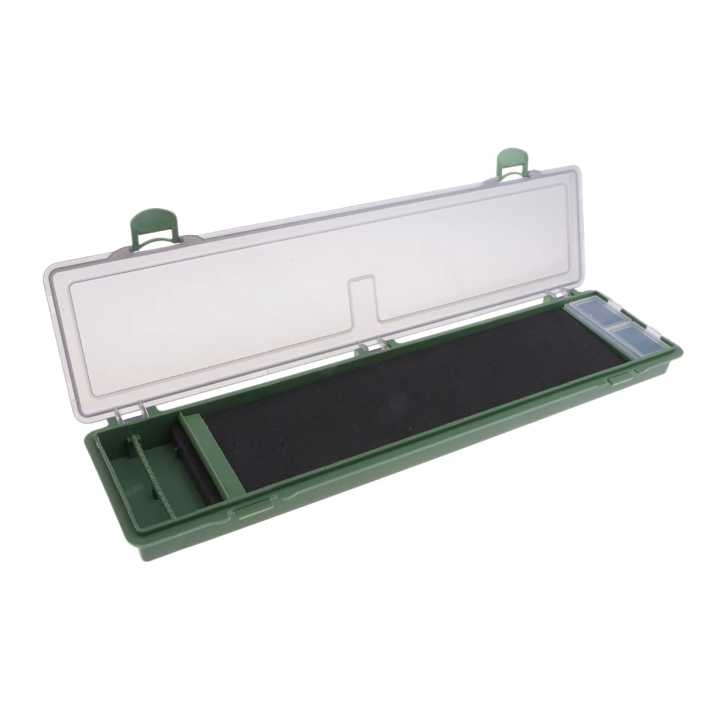 Carp Fishing Rig Box Stiff Hair Rig Board with Pins Wallet for Fishing Line, Hair Rigs