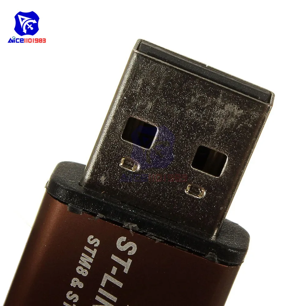 Программирующий блок diymore ST Link V2 Shell Mini STM8 STM32 эмулятор загрузчика с кабелем DuPont