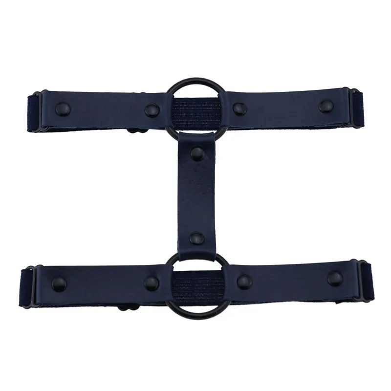 Accessoire Cuisse Halloween 2 Jarretières Cuir Punk Réglables - Cœur Gothique Noir/rose - Pour Cosplay Fête Halloween Jarretière Jambe Cadeau