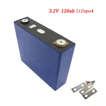 شراء4 قطعة Lifepo4 3.2v 120Ah بطارية ليثيوم بطارية أيون الليثيوم فوسفات ل Diy 48V العاكس دراجة سكوتر عربة جولف