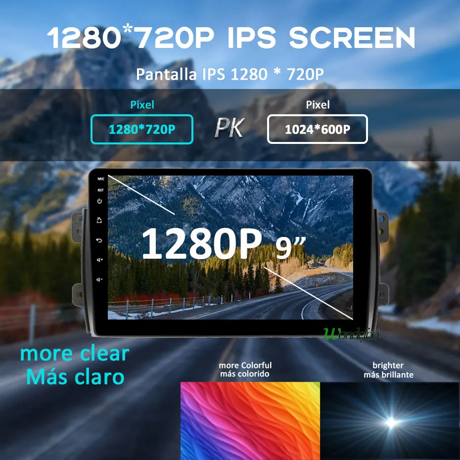 Android 9,0 1280*720P 4G 64G Carplay Автомобильный gps радио для Suzuki SX4 2006-2013 навигация ips экран мультимедийные стереосистемы без DVD блока