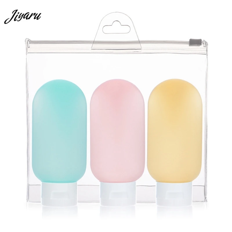 

New Refillable Press Bottle Portable Empty Container Emulsion Bottle Perfume Bottle for Shampoo Bath Squeeze Container