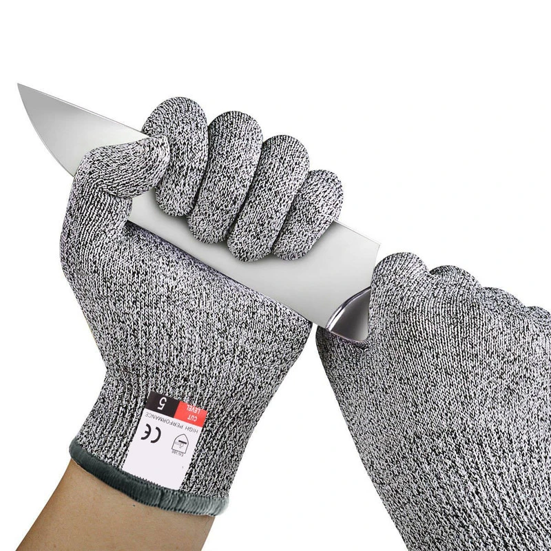 Guantes de seguridad anticortes de alta calidad, alambre resistente a golpes, malla de Metal, guantes tácticos de jardinería resistentes al corte para carnicero de cocina|Guantes para el hogar| -