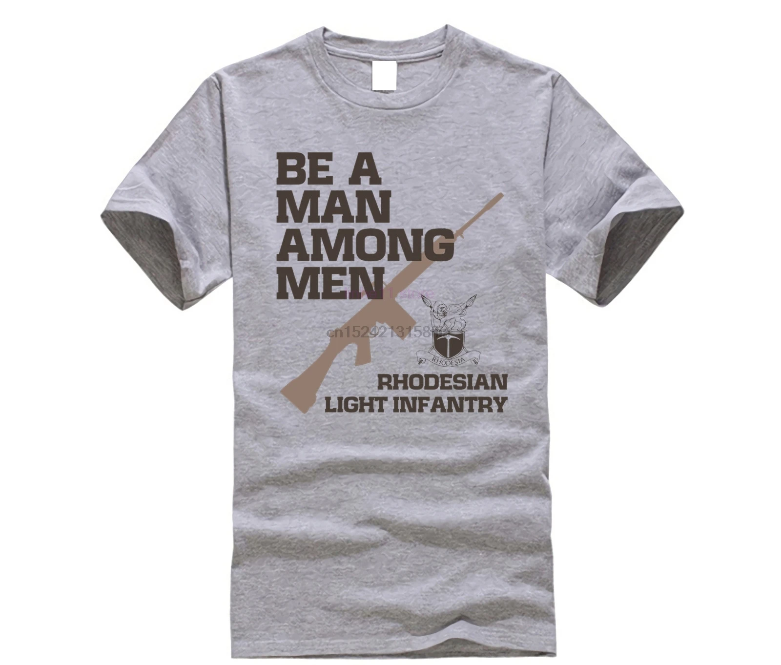 Забавная Мужская футболка новинка женская Родезия светильник пехота быть
