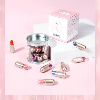 

DEROL Mini Capsule Eye shadow set matte finish portable Long-lasting Waterproof Eye painting small barrel packaging