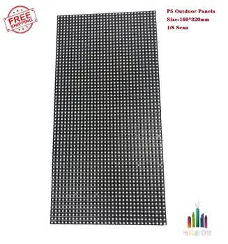 

P5 outdoor panels SMD2727 LED module 1/8 Scan;Display unit panel;160mm*320mm size