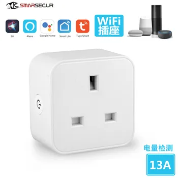 

WiFi Smart Plug Mini Outlet Aoycocr Smart Socket Energy Monitoring Remote Control Alexa Plug Compatible with Alexa Google Home
