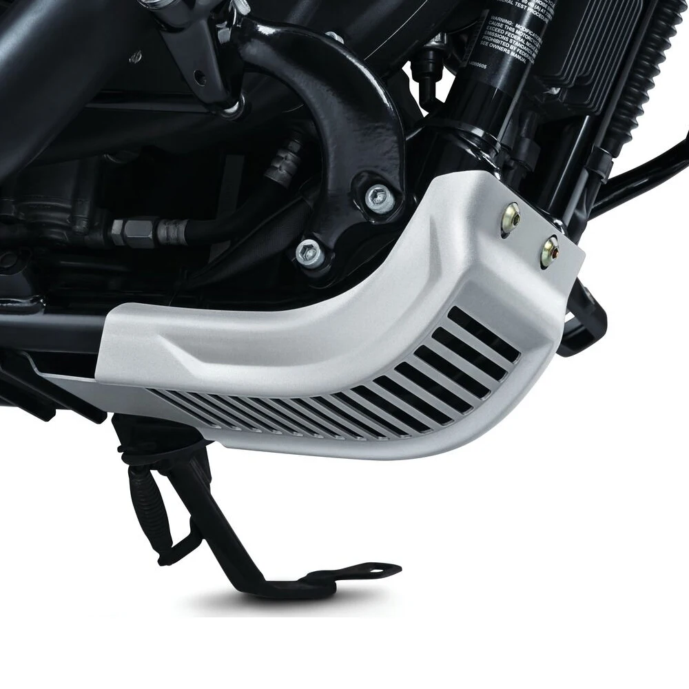 Серебряный двигатель противоскользящая пластина шасси защита для Harley Sportster 883 1200