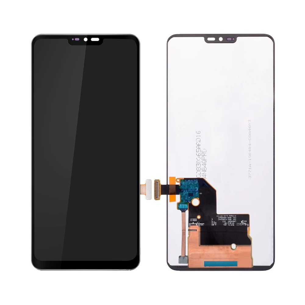 ЖК-дисплей для LG G7 ThinQ 6," кодирующий преобразователь сенсорного экрана в сборе Замена Черный Нет/с рамкой для LG G7 lcd