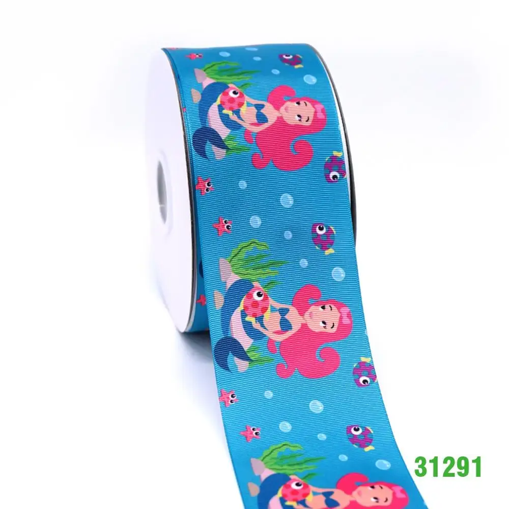 50 ярдов Хэллоуин напечатанный grosgrain ленты 31291