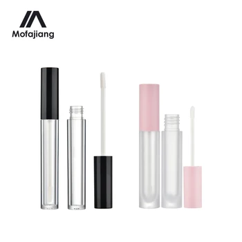 

5ml Empty Lip Gloss Tubes Transparent Clear Lip Balm Containers Mini Refillable Cosmetic Sample Bottles with Rubber Inserts