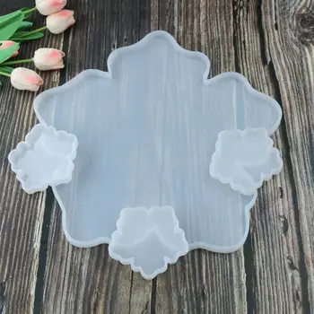 

Silicone Mold With Flower Shaped 2 Sizes Fruit Tea Tray Cosmetic Hand DIY Tools Craft Making Jewelry J6N8