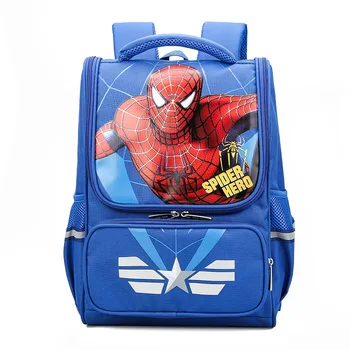 

New Schoolbags Primary School Students 1-3-4 Grade Children's Shoulder Bags Soft Boys Girls Fashion Cartoon Spiderman Backpacks