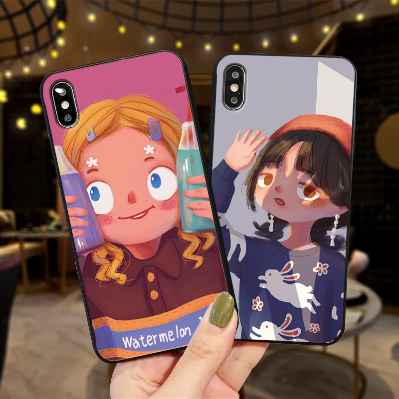 Для Xiaomi mi 9T A3 PRO 6X X 2S 3 F1 9 CC9E CC9 8 A2 LITE SE задняя крышка телефона подарок мультфильм