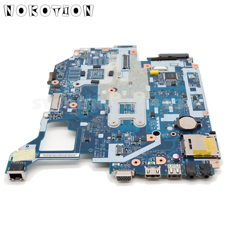 NOKOTION для acer aspire V3-571G E1-571G материнская плата для ноутбука NBC1F11001 Q5WVH LA-7912P SJTNV HM70 DDR3 Бесплатный процессор