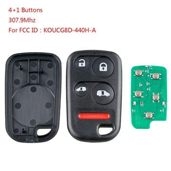 

New Car Smart Remote Key 4+1 Buttons Car Key Fob Fit for 2001 2002 2003 2004 Honda Odyssey 307.9Mhz Oucg8D-440H-A