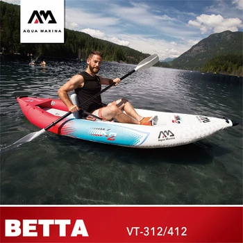 

AQUA MARINA BETTA VT 2019 New Inflatable PVC Boat Inflatable Double Person Kayak Sport Kayak Rowing Boats Canoeing With Seats