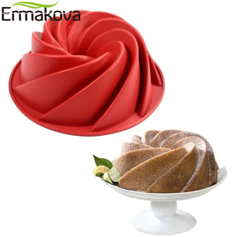 Ермакова, 9 дюймов, антипригарная шифоновая форма для торта, большая форма, силиконовая форма для масла, форма для выпечки