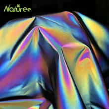 45 см* 130 см, светоотражающие радужные ткани радуги с изменяющимся цветом, блестящая отражающая ткань из светлого волокна полиэстер