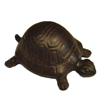 

Jewelry Case Multifunctional Durable Pendant Box Compact Key Hider Earrings Turtle Practical Gifts Cast Iron Home Decor