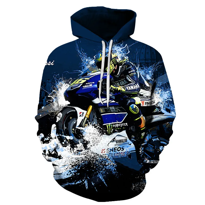 

Fashion Autumn Thin Hoodie Motorcycle Rider 3D Print Men Hooded Jacket Sweatshirt Extreme Sport Itself Hoody Sweatwear S-6XL