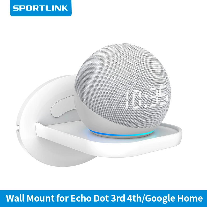 Sportlink For Alexa Echo Dot 3rd 4th Generation Wall Mount Shelf Holder