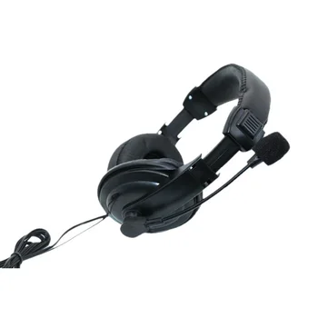 

3.5mm Wired Earphone With Microphone Business Headset Mic Earphone For Computer PC Gaming Stereo Skype VH99