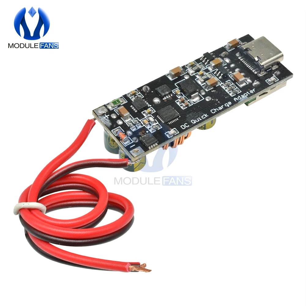 Тип с портом типа C QC4.0 QC3.0 6 V-35 V мобильный телефон быстрая зарядка адаптер модуль ldo понижающего Boost модуль для PD устройство, док-станция Qualcomm доска