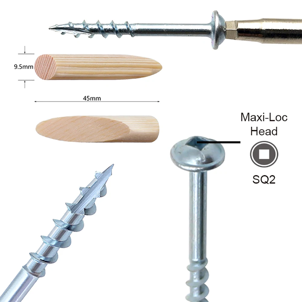 Набор винтов для работ по дереву 5 размеров|Фреза| |