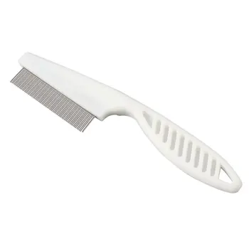 

2pcs Pet Dog Hair Flea Comb Stainless Pin Dog Cat Grooming Brush Comb Clean Tool Hot Drop Shipping